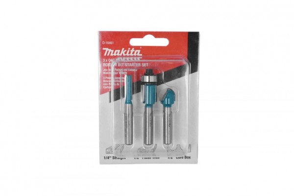 JOGO DE FRESAS 3 PEÇAS - MAKITA 