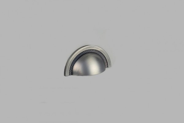 PUXADOR SHELL NÍQUEL VELHO 48MM - ZEN