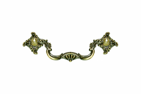 PUXADOR ANTIQUE BRILHANTE ZAMAC 2131 85MM - CRIATIVA 