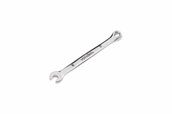CHAVE COMBINADA 6MM CROMADA - VONDER 