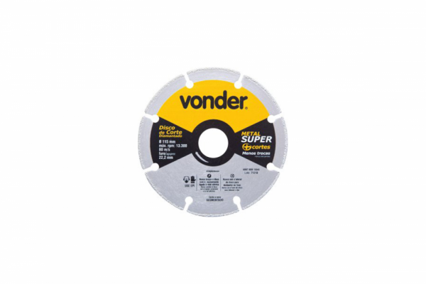 DISCO DE CORTE DIAMANTADO  - VONDER 
