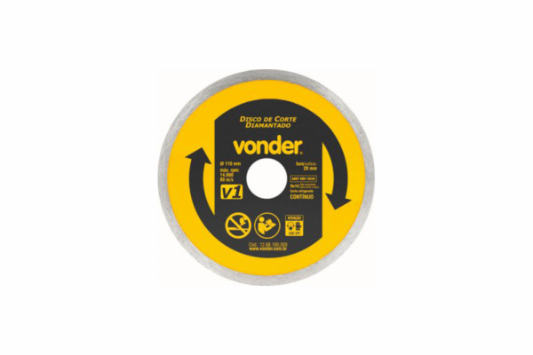 DISCO DE CORTE DIAMANTADO V1 - VONDER