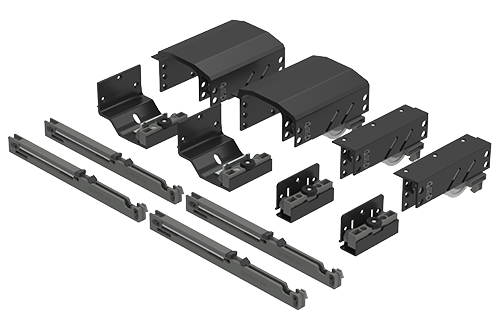 SISTEMA DESLIZANTE DOMINUS 2 PORTAS - ROMETAL