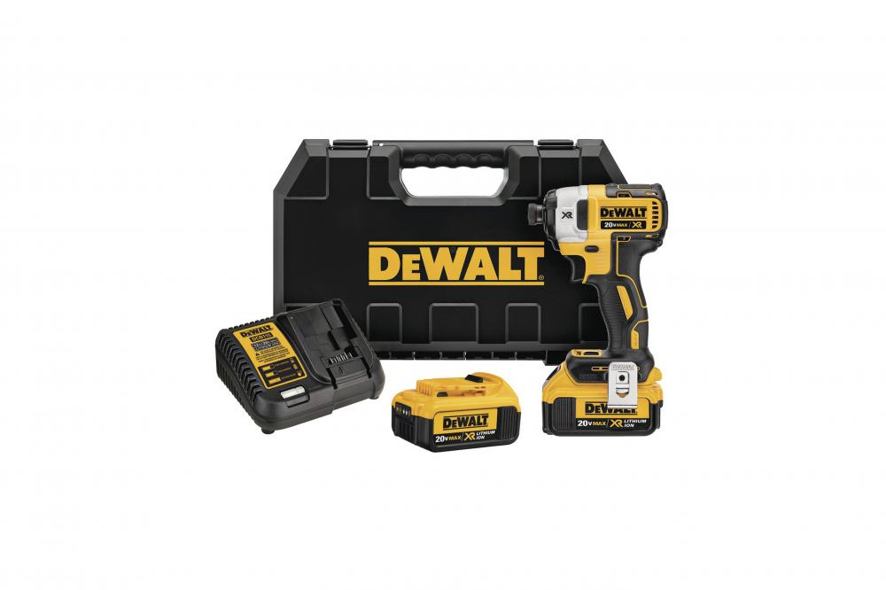 PARAFUSADEIRA DE IMPACTO 1/4'' (6,35 MM) 20V MAX* ÍON DE LÍTIO - DEWALT 