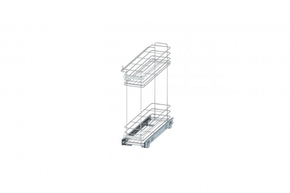 PORTA LATA ELEVATTA CINZA METÁLICO - DIMEC