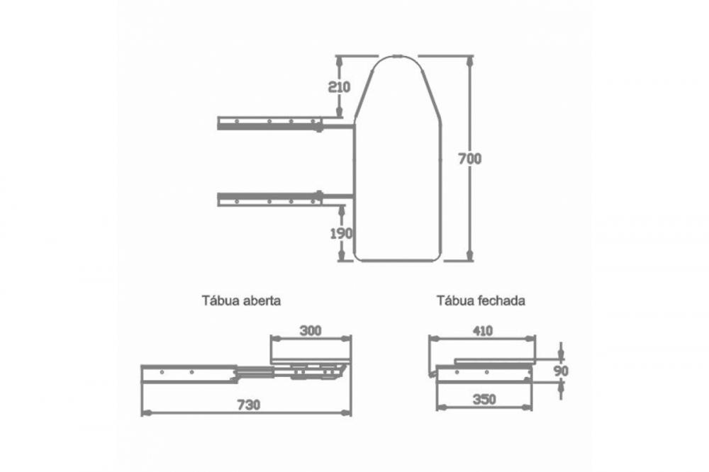 TABÚA DE PASSAR PARALELA - BASE