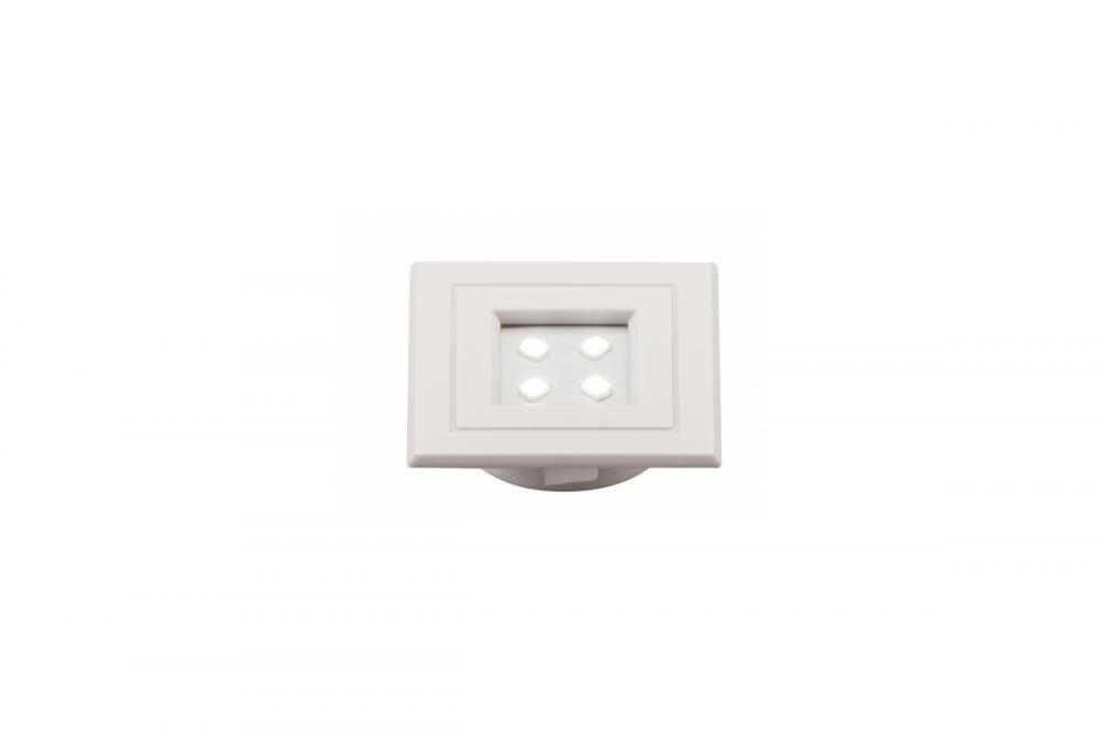 LUMINÁRIA LED BRANCA QUADRADO 6000K BRANCO FRIO - RENNA 