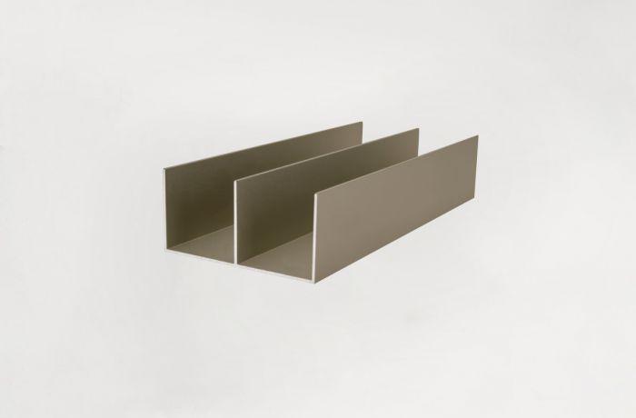 PERFIL SUPERIOR TELUSSI 6 METROS INOX - METALNOX 