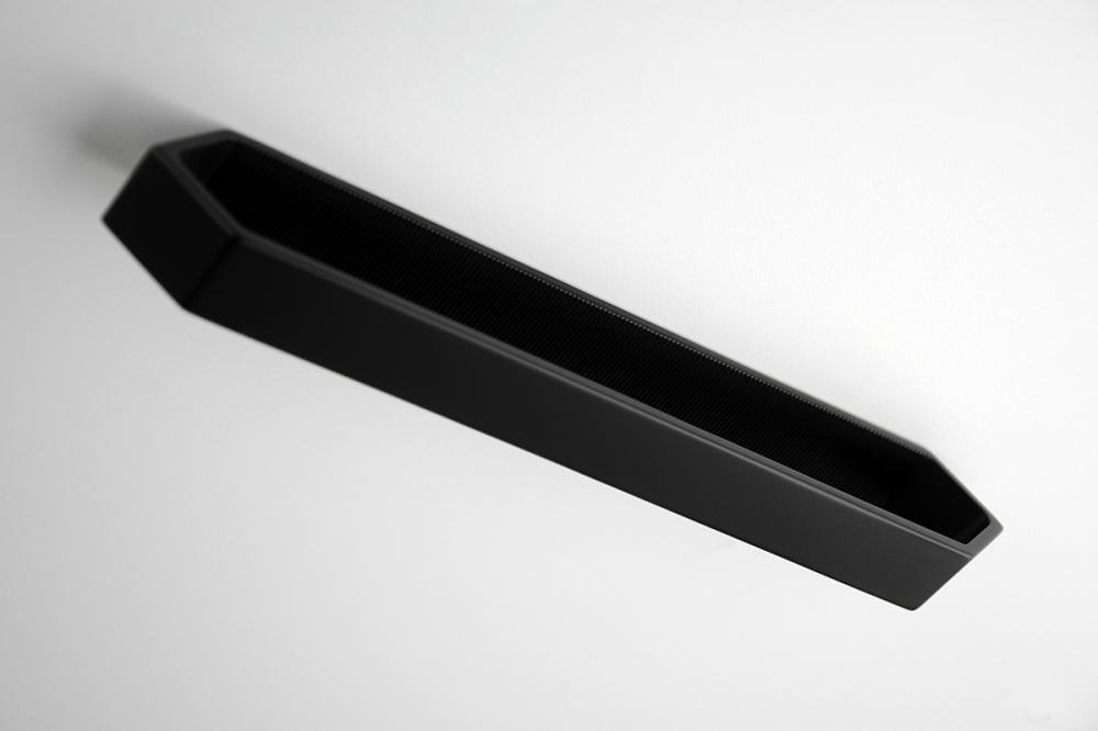 PUXADOR ELEMENTO PRETO 128MM - ZEN