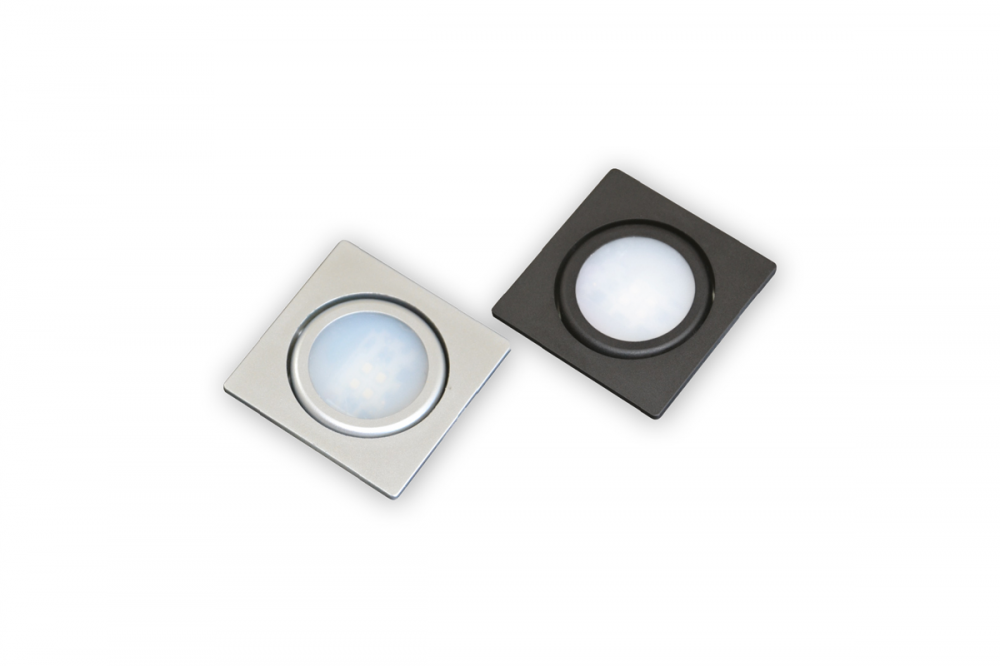 LUMINÁRIA LED MARSELHA QUADRADA 60MM PRATA BF - ATIVA LUZ
