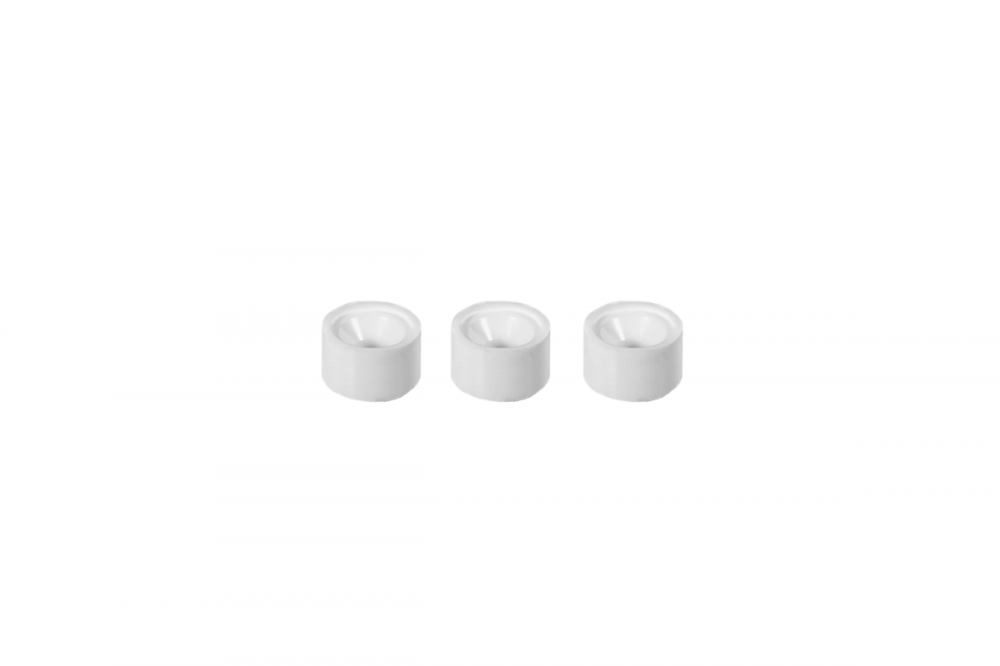 SUPORTE PRATELEIRA BRANCO REDONDO 10X15MM - SAS