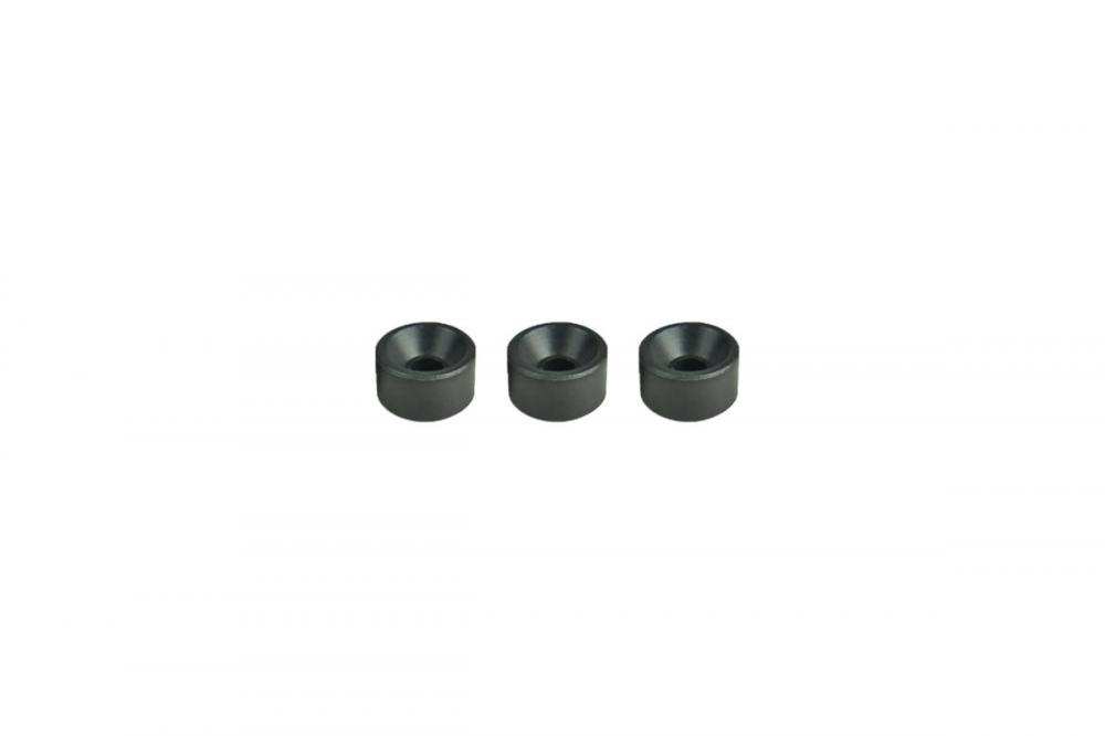 SUPORTE PRATELEIRA PRETO REDONDO 10X15MM - SAS