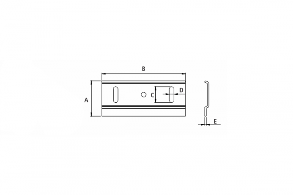 RÉGUA SUSTENTAÇÃO DE PAINEL - SAS 