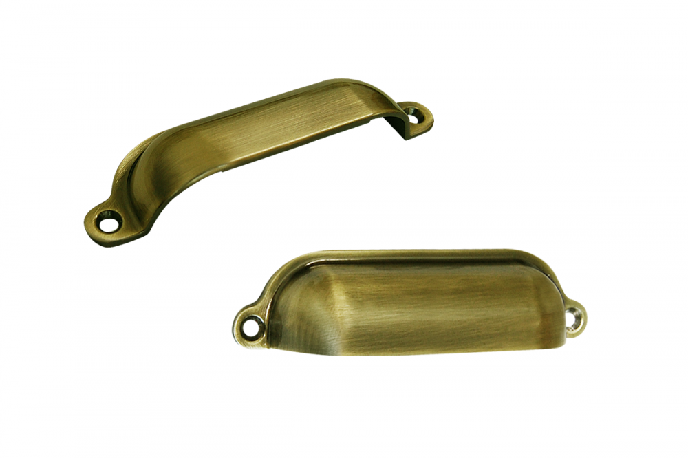 PUXADOR ANTIQUE BRILHANTE ZAMAC 1132 90MM - CRIATIVA 