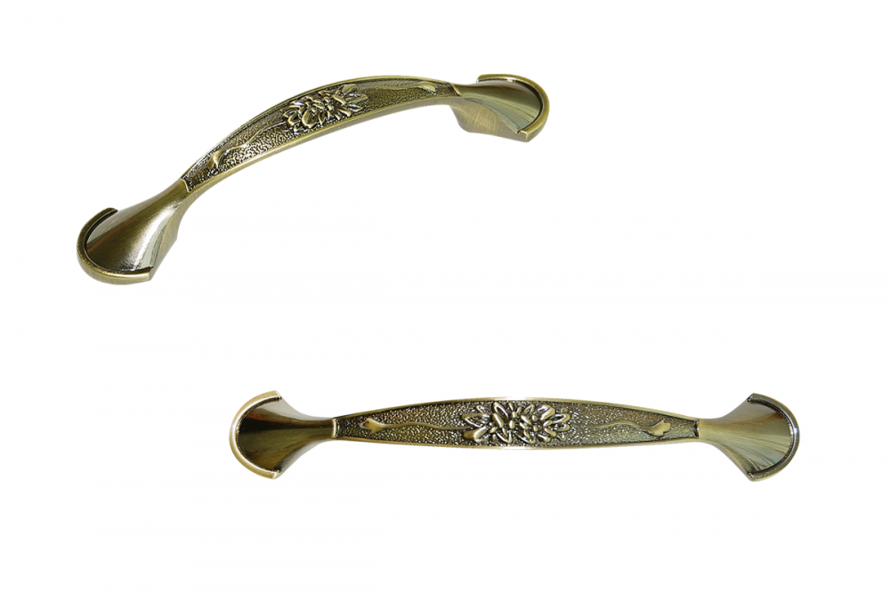 PUXADOR ANTIQUE BRILHANTE ZAMAC 2025 128MM - CRIATIVA 