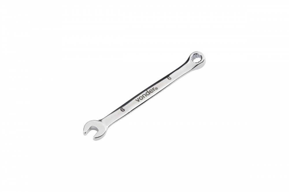 CHAVE COMBINADA 6MM CROMADA - VONDER 