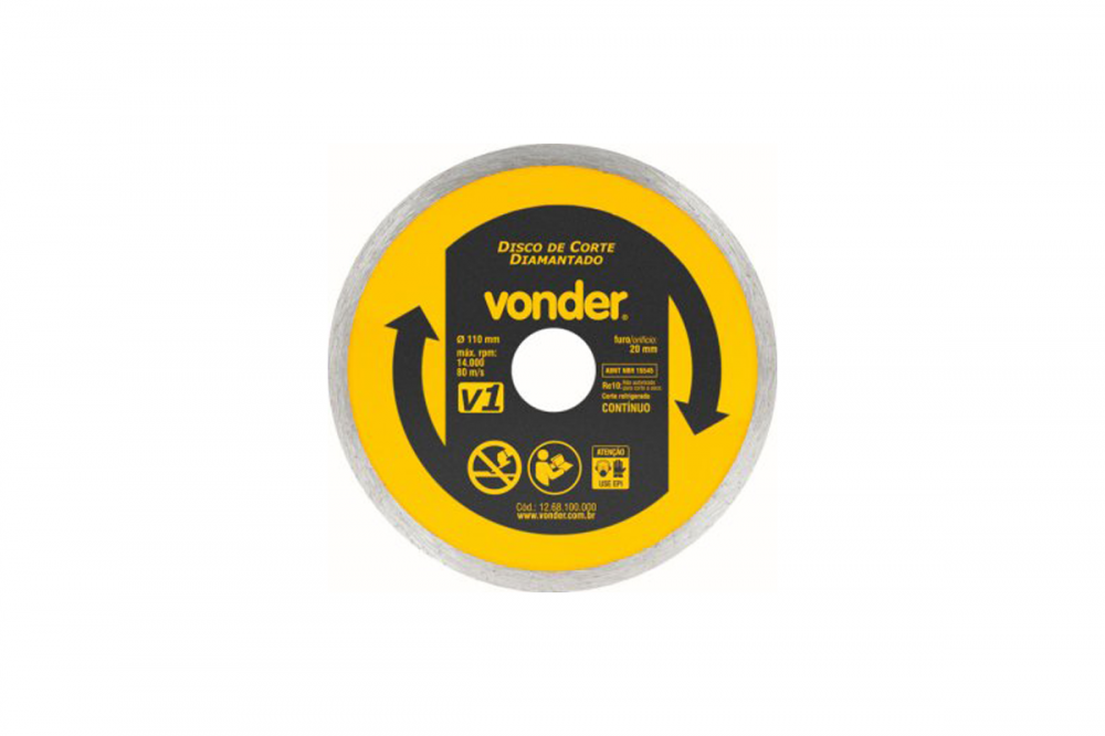 DISCO DE CORTE DIAMANTADO V1 - VONDER