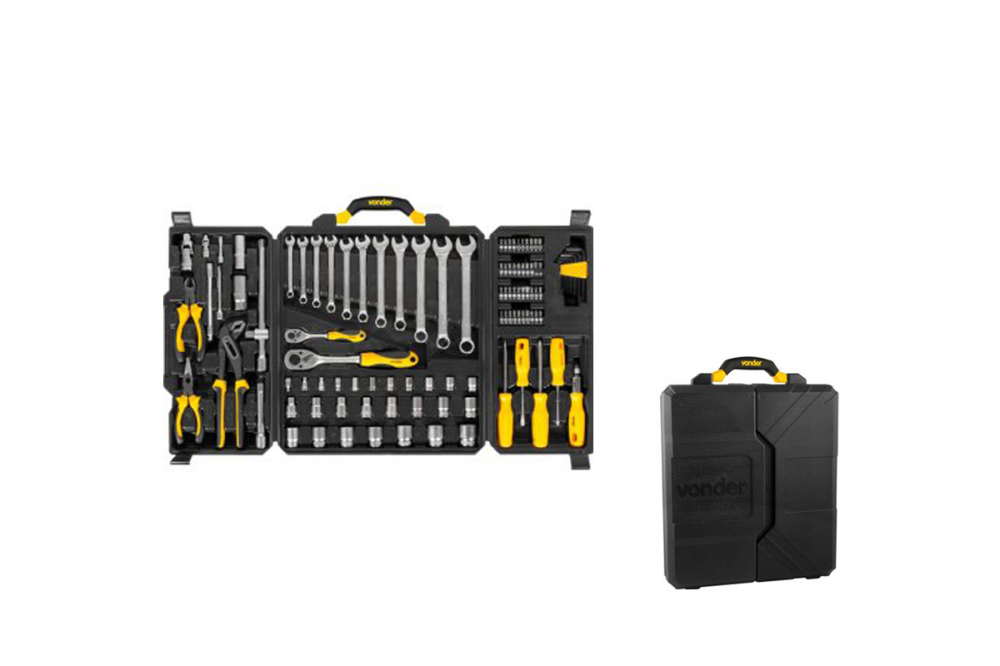 JOGO DE FERRAMNETAS COM 110 PEÇAS - VONDER 