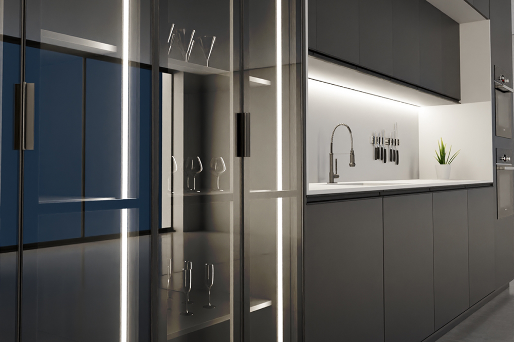 PERFIL LED 02 BRANCO 6 METROS - ALTERNATIVA