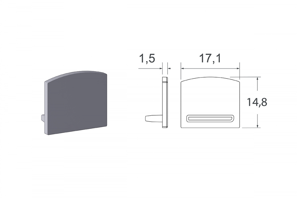 PONTEIRA 44 LED 01 BRANCO - ALTERNATIVA